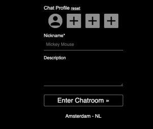 Anoniem inloggen bij Bullchat